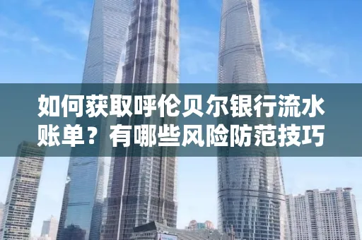 如何获取呼伦贝尔银行流水账单？有哪些风险防范技巧？