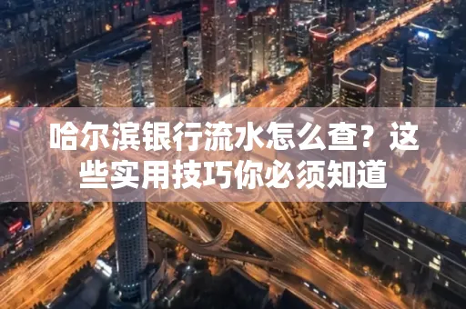 哈尔滨银行流水怎么查？这些实用技巧你必须知道